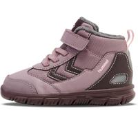 hummel Crosslite Winter Mid Infant, Botín Unisex niños, Twilight Mauve, 22 EU