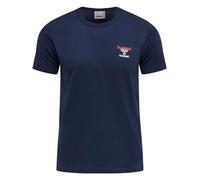 hummel Dayton - Camiseta de Cuello Redondo Unisex para Adultos, S