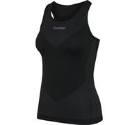 hummel First Seamless Tank Top Woman Camiseta de Tirantes para Mujeres Tank Top, Mujer, Negro, XS/S