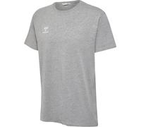 Hummel GO 2.0 - Camiseta Deportiva para Hombre de Manga Corta - Camiseta de Entrenamiento para Fitness, Deporte y Ocio - de 100% algodón orgánico - Ajuste cómodo, Tejido de Punto elástico y Cuello