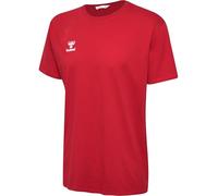 Hummel GO 2.0 - Camiseta Deportiva para Hombre de Manga Corta - Camiseta de Entrenamiento para Fitness, Deporte y Ocio - de 100% algodón orgánico - Ajuste cómodo, Tejido de Punto elástico y Cuello