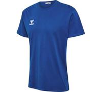 Hummel GO 2.0 - Camiseta Deportiva para Hombre de Manga Corta - Camiseta de Entrenamiento para Fitness, Deporte y Ocio - de 100% algodón orgánico - Ajuste cómodo, Tejido de Punto elástico y Cuello
