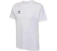 Hummel GO 2.0 - Camiseta Deportiva para Hombre de Manga Corta - Camiseta de Entrenamiento para Fitness, Deporte y Ocio - de 100% algodón orgánico - Ajuste cómodo, Tejido de Punto elástico y Cuello