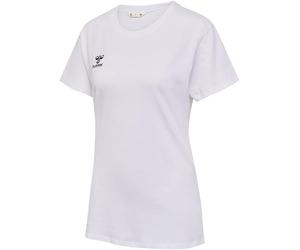 hummel GO 2.0 Camiseta Deportiva para Mujer, Manga Corta para Deporte, Fitness y Tiempo Libre, Camiseta básica de algodón 100% orgánico, Material elástico, Cuello Redondo