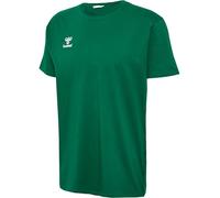 hummel GO 2.0 Camiseta S/S Sportshirt Hombre Manga Corta - Camiseta de Entrenamiento para Fitness, Deporte y Ocio - de 100% algodón orgánico - Ajuste cómodo, Tejido de Punto elástico y Cuello Redondo