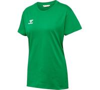 hummel GO 2.0 Camiseta S/S Sportshirt Mujer Manga Corta para Deporte, Fitness & Tiempo Libre - Camiseta básica de 100% Algodón Orgánico - Material Elástico - Cuello Redondo