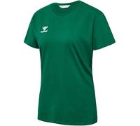hummel GO 2.0 Camiseta S/S Sportshirt Mujer Manga Corta para Deporte, Fitness & Tiempo Libre - Camiseta básica de 100% Algodón Orgánico - Material Elástico - Cuello Redondo