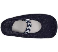 Hummel Gym Shoe 204865-1009 - Chanclas de Deporte para niños, Color Azul Oscuro con Purpurina, Black Iris., 24 EU