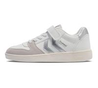 hummel Handball Perfekt SP Jr, Zapatillas, Blanco y Plateado, 33 EU