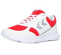 Hummel Handewitt, Zapatillas Unisex Adulto, Blanco (White/Red 9134), 44 EU