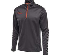 HUMMEL hmlAUTHENTIC Kids Half Zip Sweatshirt Color: Asphalt_Talla: 176