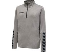 HUMMEL hmlAUTHENTIC Kids Half Zip Sweatshirt Color: Grey Melange_Talla: 116