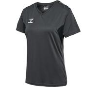 hummel Hmlauthentic Pl Jersey S/S - Camiseta para Mujer, Asfalto, XL