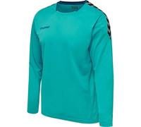 hummel hmlAUTHENTIC Poly Jersey L/S Camiseta, Masculino, AZULEJO, S