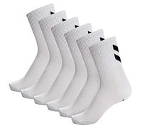 hummel - hmlCHEVRON 6-PACK SOCKS, Medias adulto unisex, WHITE, 14 -