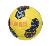 hummel hmlCLASSIC Elite Balón de Balonmano de Entrenamiento, Color Amarillo y Azul, 2 sin género