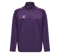 hummel hmlCORE XK Half Zip Poly Sweat Kids Sudadera, Acai, 140 niños Unisex