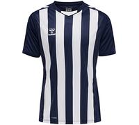 hummel hmlCORE XK Striped Jersey S/S Camiseta, Azul, L de los Hombres