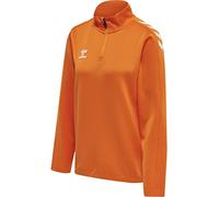 hummel Hmlcore Xk-Sudadera con Media Cremallera para Mujer, Tiger Naranja, Large para Hombre
