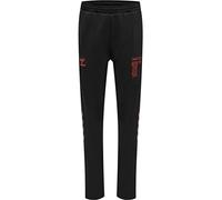 hummel hmlGG12 Action Training Pants Woman Pantalones Informales, Mujer, Black/Cherry Tomato, XS