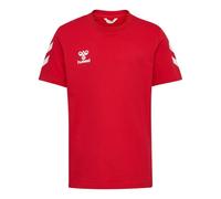 Hummel, hmlGO 2.0 Chevron Camiseta S/S para niños, Rojo Real, 164