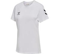 Hummel, hmlGO 2.0 Chevron Camiseta S/S Woman, Blanco, L