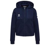 Hummel, hmlGO 2.0 Chevron - Sudadera con Capucha para Mujer, Azul Marino, XL