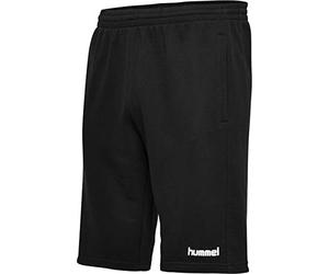 hummel HMLGO Cotton Bermuda Shorts Pantalones Cortos para Hombres Shorts, Hombre, Negro, L