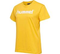 hummel HMLGO Cotton Logo T-Shirt Woman S/S Color: Sports Yellow_Talla: XS