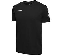 hummel HMLGO Cotton T-Shirt S/S, Color: Black, Talla: XL