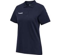 hummel HMLGO Polo de algodón para Mujer, Azul Marino, S