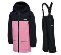 Hummel hmlJR Block WP 8K/10K conjunto, rosa/negro, junior