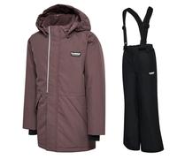 Hummel hmlJR Snow WP 10K conjunto de esquí, marrón/negro, junior