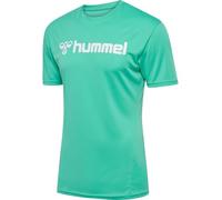hummel Hmllogo Jersey S/S Blouse, Atlantis, Medium Hombres