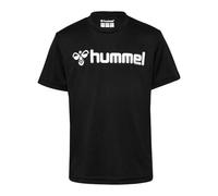 hummel - hmlLOGO Jersey S/S Kids, Camiseta niños Unisex, Black,