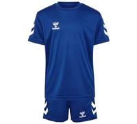 hummel hmlLOGO Set Kids Camiseta, True Blue, 140 (Pack de 2) niños Unisex