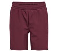 hummel Hmlmove Grid Woven - Pantalones Cortos Unisex para niños, Vino Uva, 128 cm