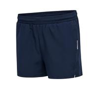 hummel - hmlMOVE Grid Woven Shorts Woman, Pantalones Cortos De Las Mujeres, Marine, XXL -