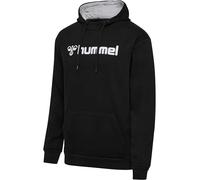 hummel Hmlmover Cotton Hoodie Sudadera con Capucha, Negro, Extra-Large Hombres
