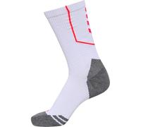 hummel, hmlpro - Calcetines de entrenamiento bajos, color blanco y rosa, 39/42