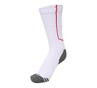 hummel, hmlPRO TRAINING SOCKS HIGH, WHITE/TRUE RED, 39/42