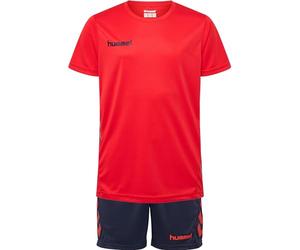 hummel Hmlpromo - Conjunto deportivo unisex para niños, color rojo y azul marino, 176 EU