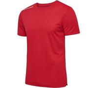 hummel Hmlrun Jersey S/S Camiseta, Tango Red, Medium Hombres