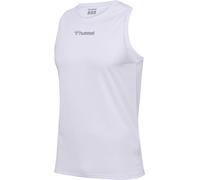 hummel Hmlrun Singlet S/L Camiseta, Blanco, Extra-Large para Hombre