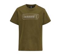 hummel hmlTOMB T-Shirt S/S Camiseta, Dark Olive, 110/116 Unisex Adulto