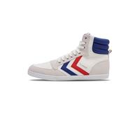 Hummel Zapatillas altas Slimmer Stadil Unisex adulto Azul real/Greige/Rojo fuego/Blanco Talla 42