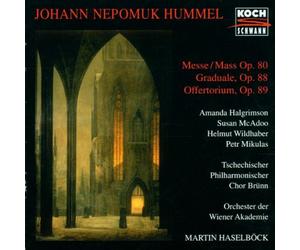 Hummel, J.N. - Messe Op.80, etc.