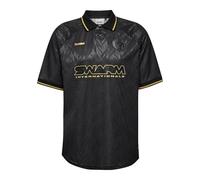 hummel Loose Bay Soccer S/S Camiseta Blanco Negro, XL Unisex