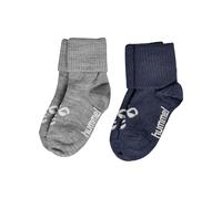 hummel Mini Wool - Calcetines infantiles (2 unidades, talla 24-27), color azul