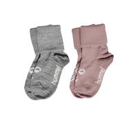 hummel Mini Wool - Calcetines infantiles (2 unidades, talla 24-27), color gris